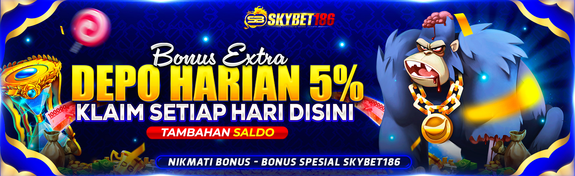 Bonus Deposit Harian 5%